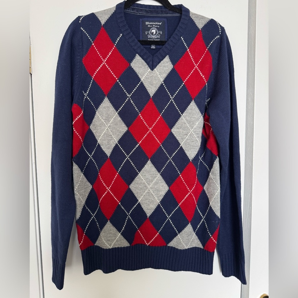 Bluenotes Knit V-Neck Sweater